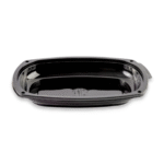 PLATOU OVAL NEGRU L461