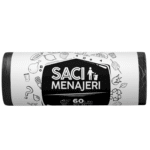 SACI URBAN LDPE 60 L 10 BUC/ROLA