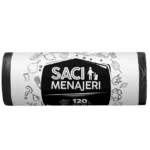 SACI URBAN LDPE 120 L 10 BUC/ROLA