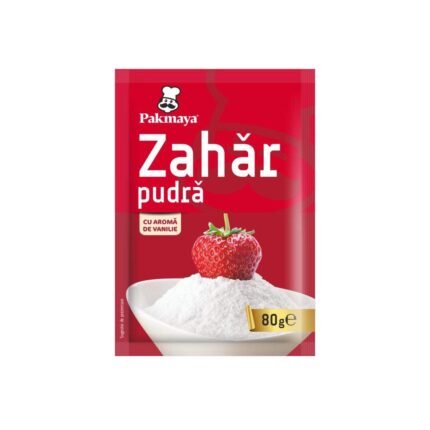 Zahăr pudră cu aromă de vanilie 80g