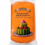 pastă de zahăr portocalie Vizyon 1 kg