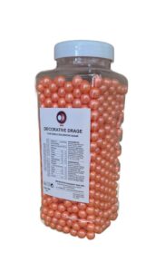perle decorative din zahăr portocalii Decorative Drage