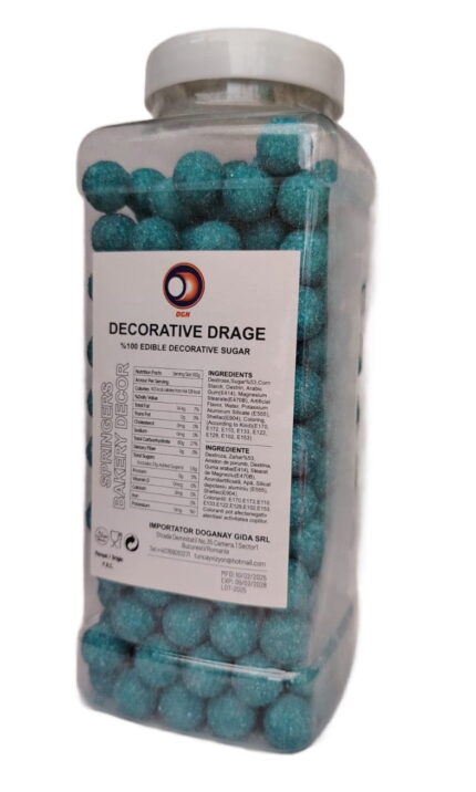 perle decorative verzi sclipitoare pentru torturi și prăjituri