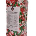 sprinkles decorative Crăciun din zahăr pentru torturi și prăjituri festive