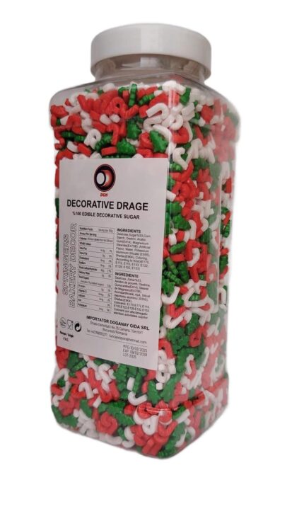sprinkles decorative Crăciun din zahăr pentru torturi și prăjituri festive