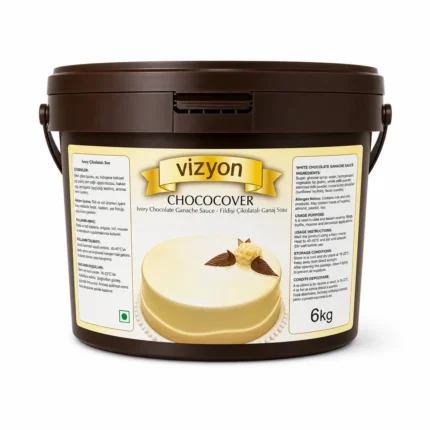 sos ganache ciocolată albă White Chocolate Ganache Sauce