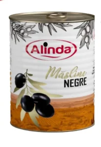 măsline negre Alinda 400 g cutie