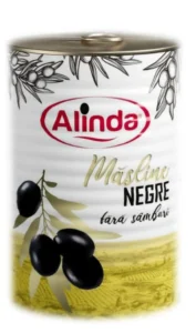măsline negre fără sâmburi Alinda 2 kg