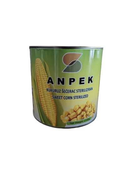 Porumb dulce sterilizat 2150 g cu greutate drenată 1775 g