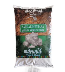 Sare gemă iodată 1 kg Salrom mărunță