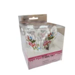 Forme brioșe cu flori multicolore – 24 buc