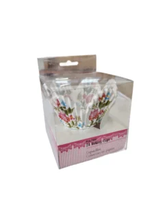 Forme brioșe cu flori multicolore – 24 buc