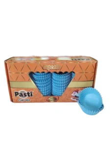 Forme mini brioșe albastre 30 x 20 mm – 1000 buc