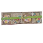 Set brioșe cu toppere aniversare 24 buc – Baloane colorate