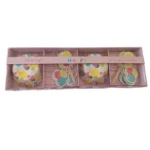 Set brioșe cu toppere 24 buc – Baloane pastel