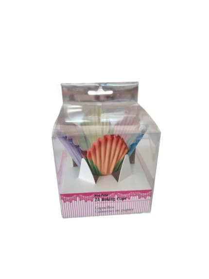 Forme brioșe petale roz Wilton – 24 buc
