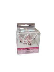 Forme brioșe florale roz Wilton – 24 buc
