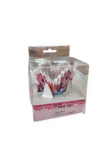 Forme brioșe florale multicolore Wilton – 24 buc