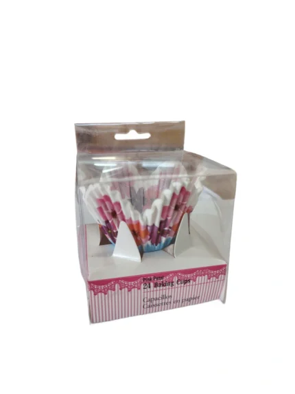 Forme brioșe florale multicolore Wilton – 24 buc