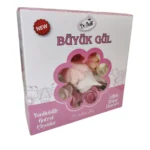 Flori comestibile din napolitană Dr. Gusto – 25 trandafiri mari + 75 frunze jumbo