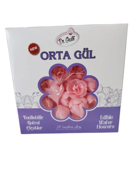 Trandafiri comestibili medii Dr. Gusto 50 flori și 100 frunze jumbo