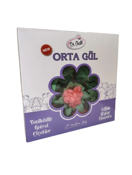 Flori comestibile Dr. Gusto 150 buc cu 50 trandafiri medii și 100 frunze jumbo